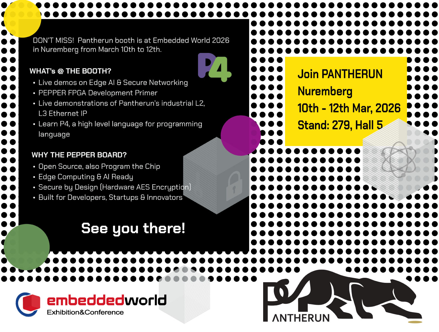 Join Pantherun at Embedded World 2026 - Pantherun